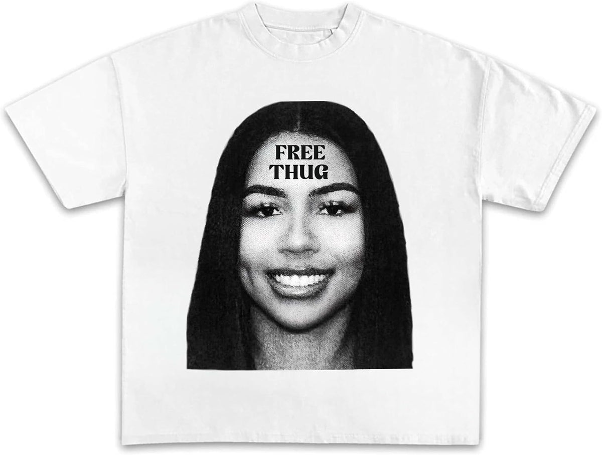 Guzado Rapper Graphic T-Shirt Rap Tee Concert Merch Album Cover Shirt for Men Women