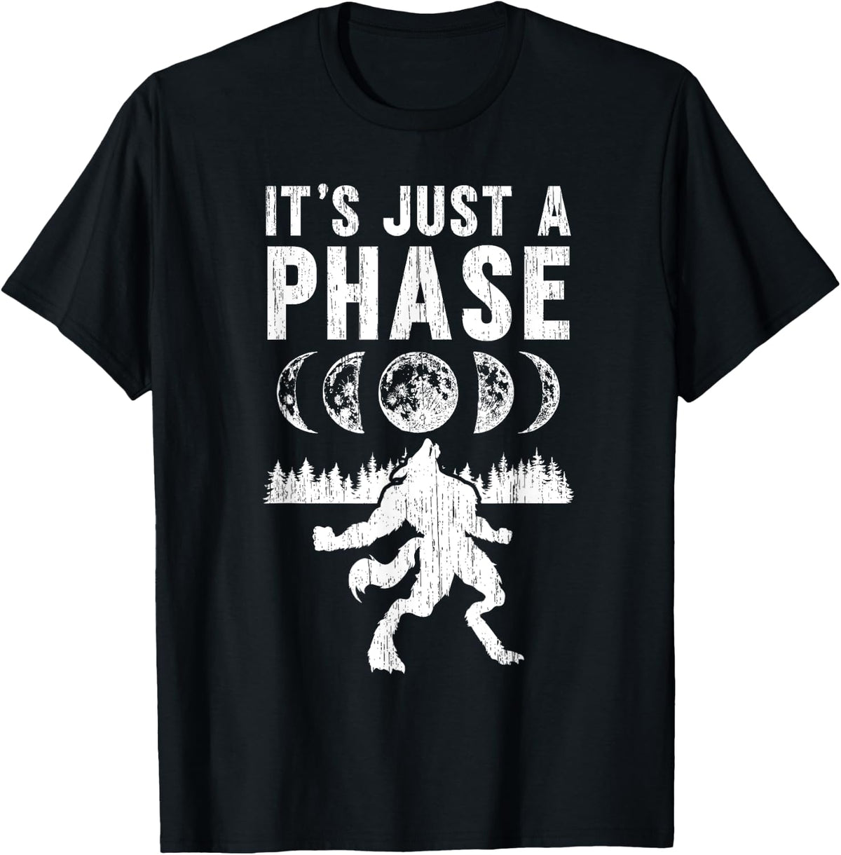 Werewolf Only One Phase Spell Werewolf T-Shirt