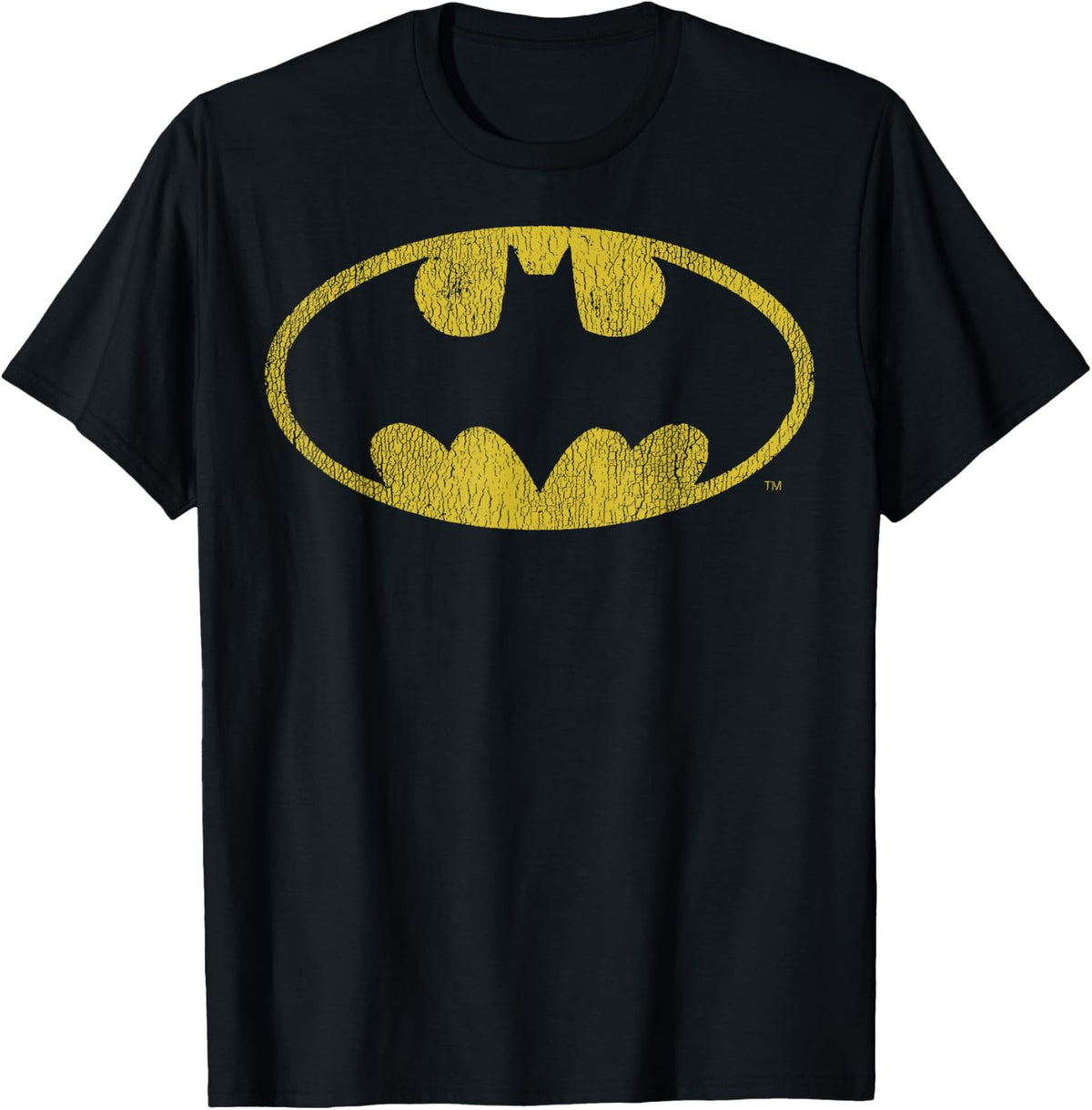 DC Comics Batman Distressed Classic Logo Short Sleeve T-Shirt