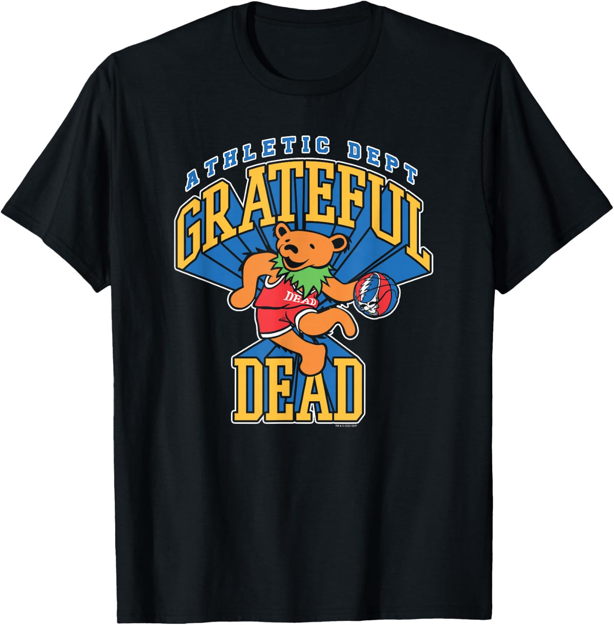 Grateful Dead Athletic Dept Basketball Bear Band T-Shirt