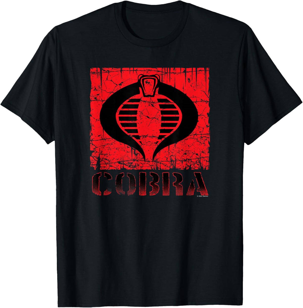 G.I. Joe A Real American Hero Cobra Command Distressed Logo T-Shirt