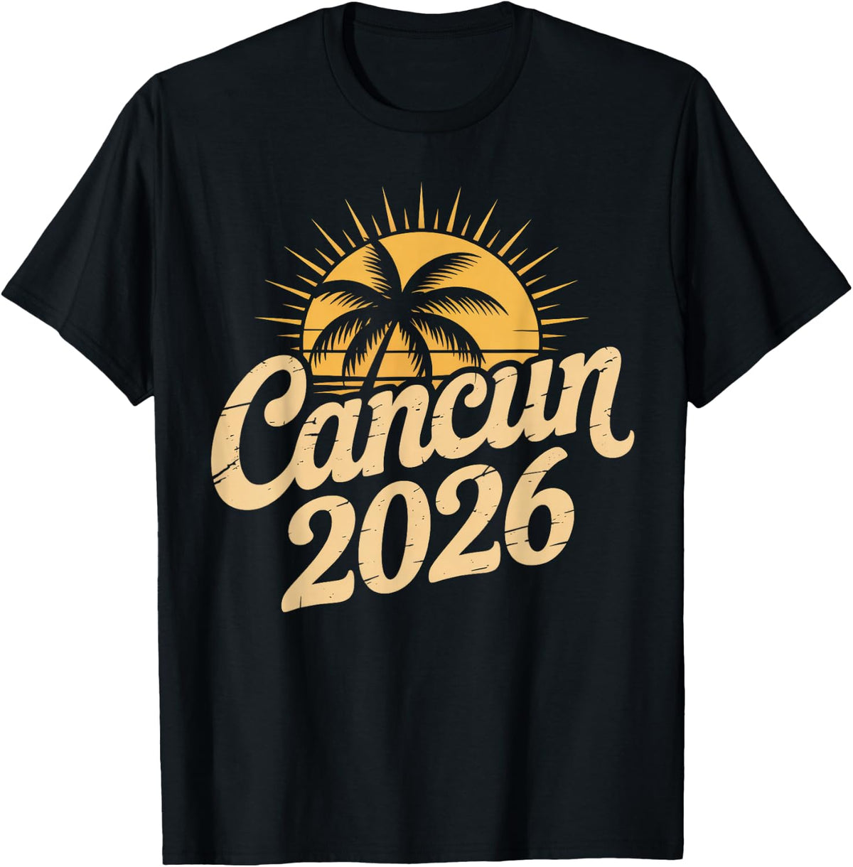 Cancun Mexico Family Trip Friends Group Vacation 2026 T-Shirt