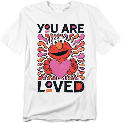 Popfunk Sesame Street Elmo You are Loved Unisex Adult T Shirt