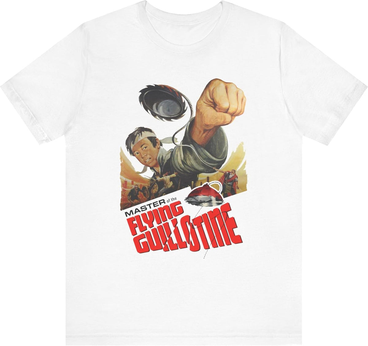 Mod.2 Master of The Flying Guillotine One Armed Boxer Jimmy Wang Yu Luchador Manco Film Movie Kungfu Retro Camiseta T-Shirt Football Club Store