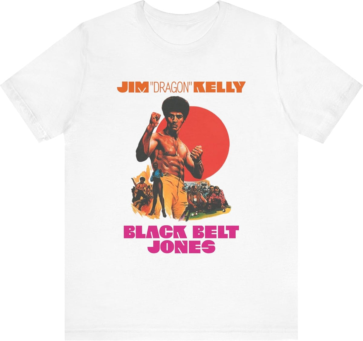 Mod.3 Black Belt Jones 1974 American Martial Arts Film Movie Jim Dragon Fights The Mafia Dojo Karate Kungfu Football Club Store