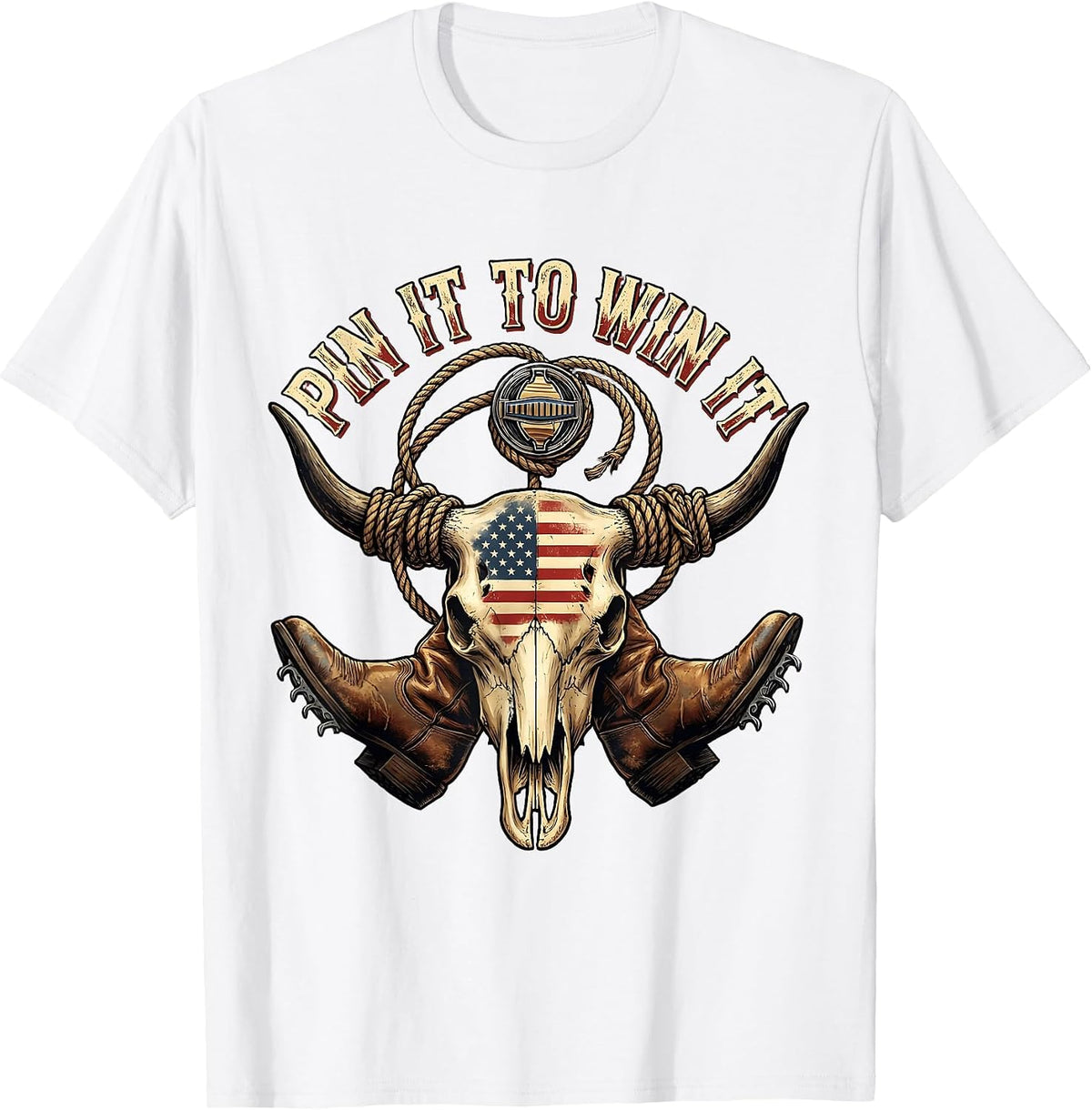 Pin It To Win It Wrestling Graphic Design T-Shirt Comfort Serenity Clothing Store