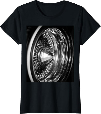 Lowrider Wire Wheel 100 Spoke deep Dish T-Shirt