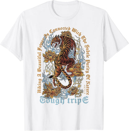 Hip Hop Y2K Vintage Hipster Edgy Urban Streetwear Tiger T-Shirt