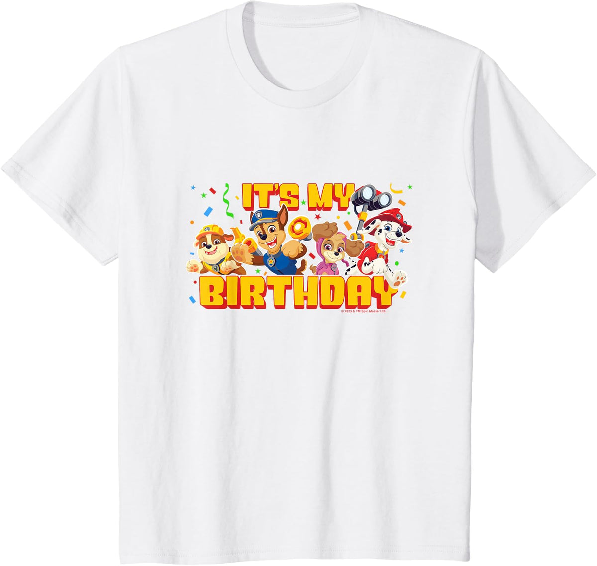 PAW Patrol Birthday It's My Birthday Cute Group Logo T-Shirt