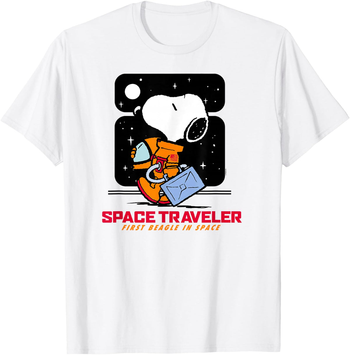 Peanuts Space Traveler Snoopy T-Shirt Comfort Serenity Clothing Store