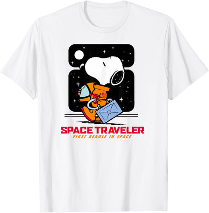 Peanuts Space Traveler Snoopy T-Shirt Comfort Serenity Clothing Store