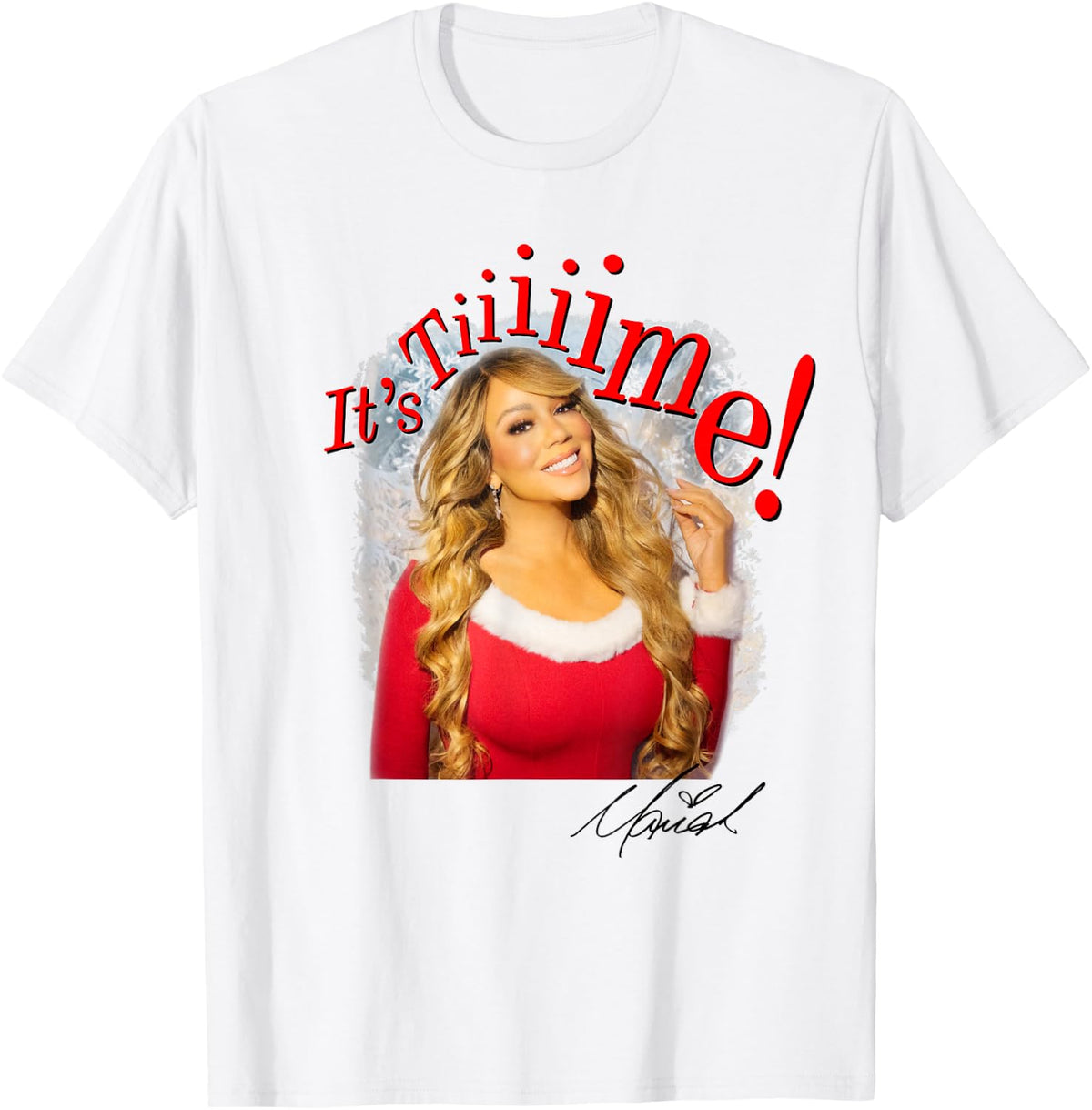 Mariah Carey Official It's Time 30th Anniversary T-Shirt Football Club Store