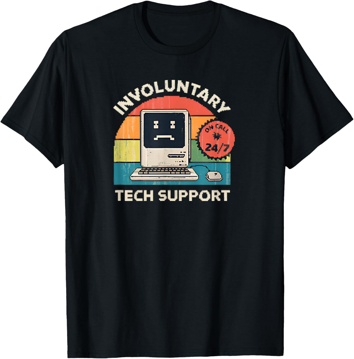 Involuntary Tech Support Funny Tech Assistant Computer T-Shirt