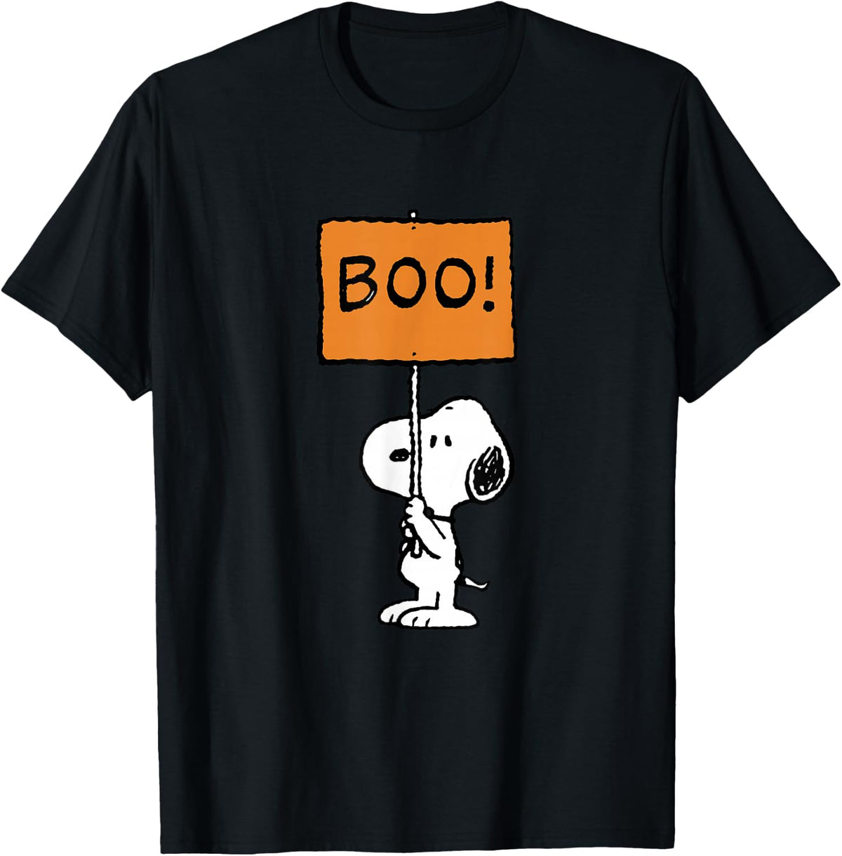 Peanuts Halloween Snoopy Boo! T-Shirt Comfort Serenity Clothing Store