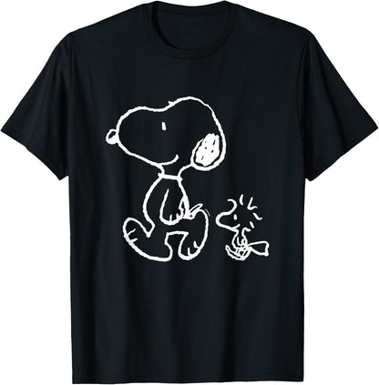 Snoopy Woody Walk T-Shirt Comfort Serenity Clothing Store