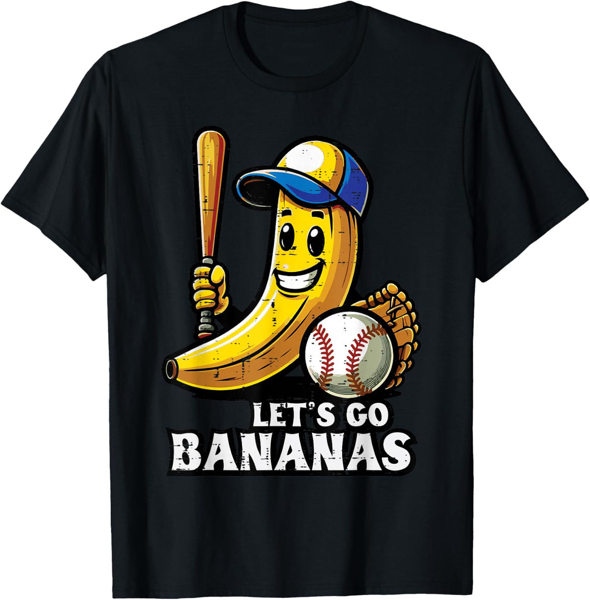 Lets Go Banana Fruit Men Boys Kids T-Shirt