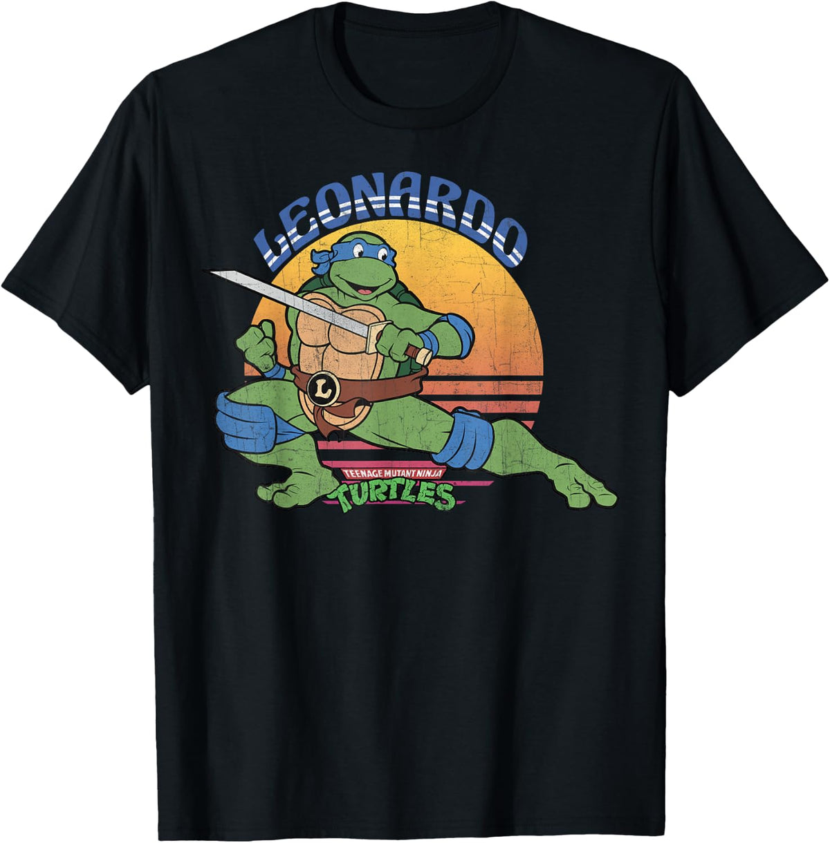 Teenage Mutant Ninja Turtles Leonardo Sun Tee-Shirt T-Shirt
