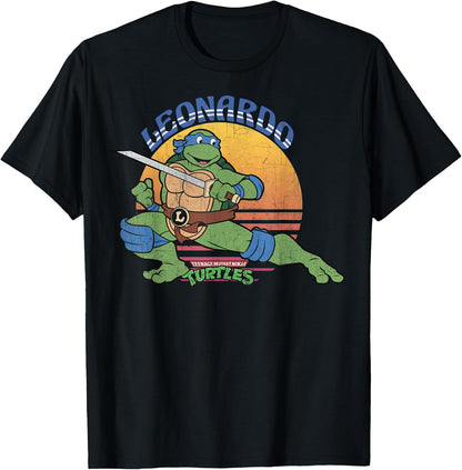 Teenage Mutant Ninja Turtles Leonardo Sun Tee-Shirt T-Shirt