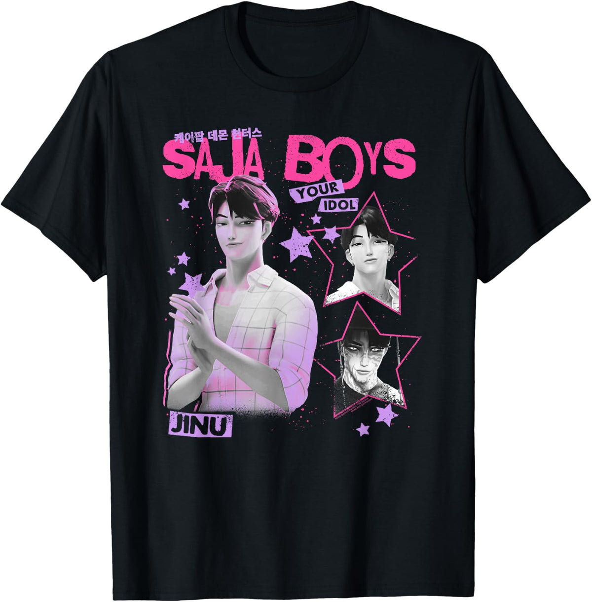 Kpop Demon Hunters Saja Boys Your Idol Jinu T-Shirt Football Club Store