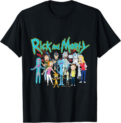 Rick & Morty Group T-Shirt