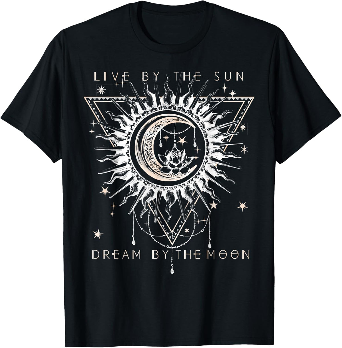 Live by The Sun Dream by The Moon Boho T-Shirt Football Club Store