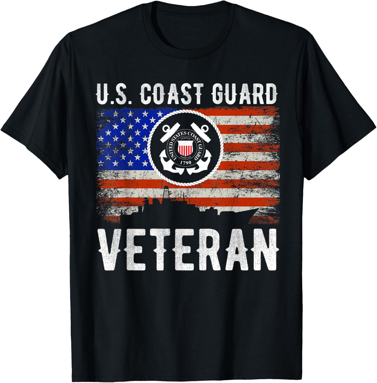 U.S. Coast Guard Veteran Forces Coast Guard T-Shirt
